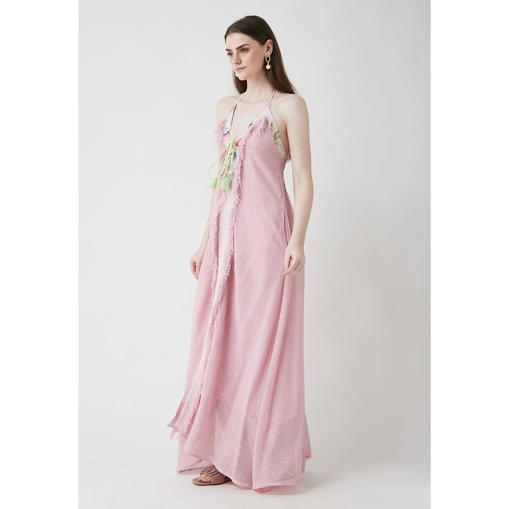 Be Sunset Halter Maxi Dress S/M‎